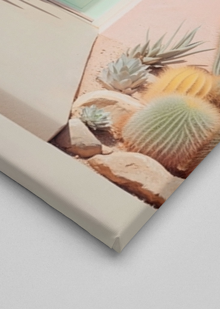 Pastelové palmové prameny