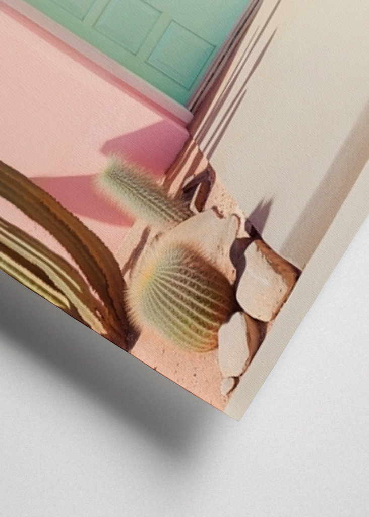 Pastelové palmové prameny