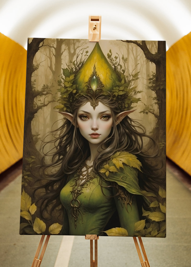 Green elf of the forest