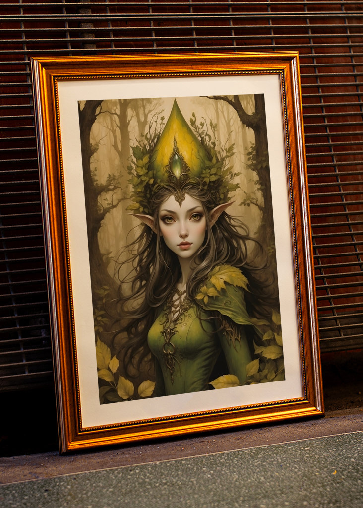 Green elf of the forest