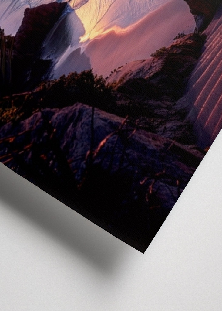 Coucher de soleil sur la plage de Laguna