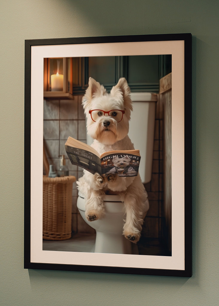 West Highland Terrier toalett