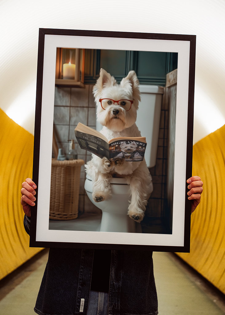 West Highland Terrier toalett