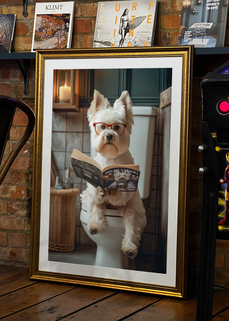 West Highland Terrier toalett