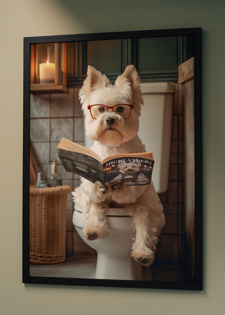 West Highland Terrier toalett