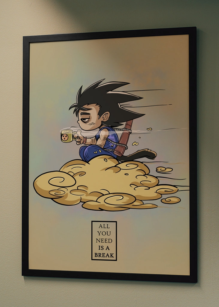 Goku cansado