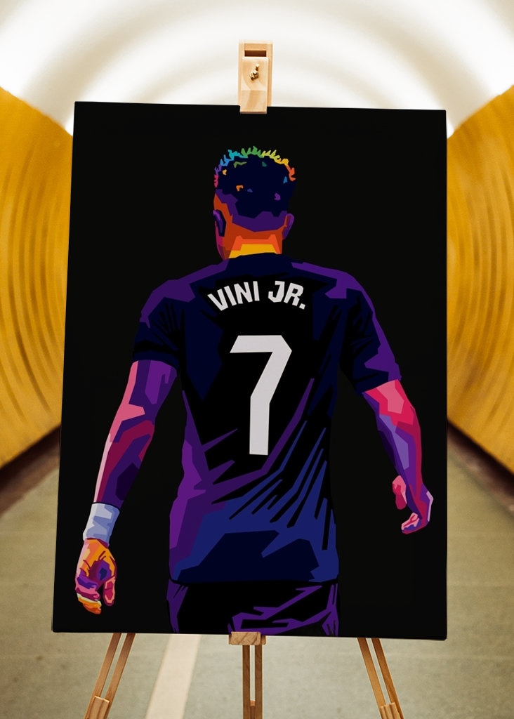 Vini Jr. Back Wpap Pop Art