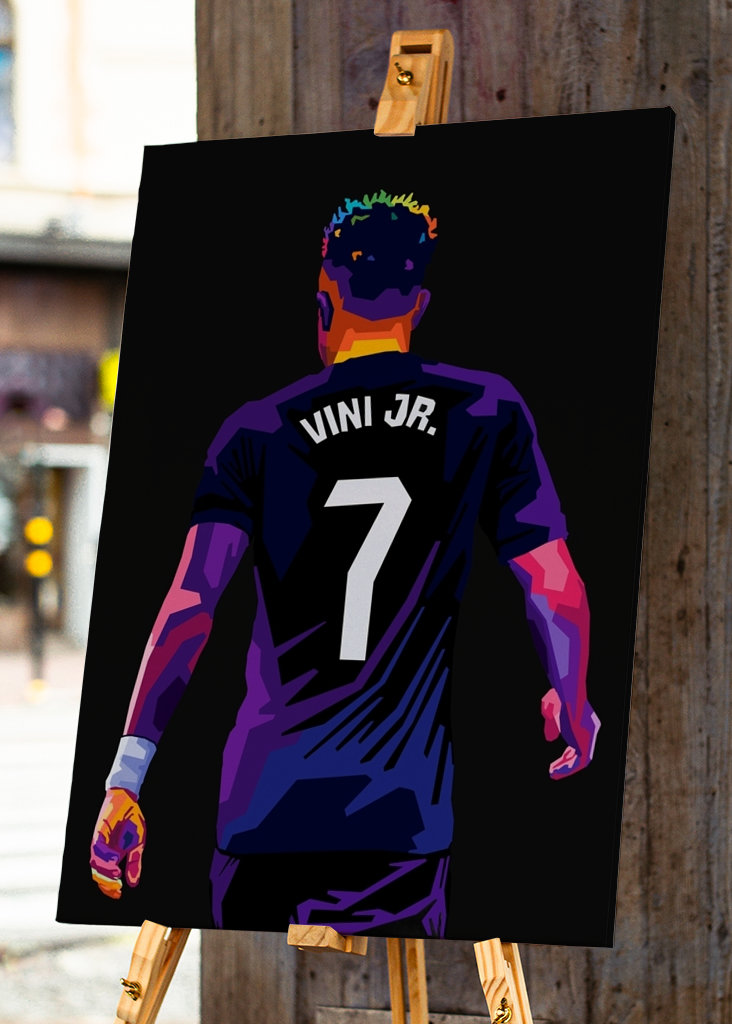 Vini Jr. Back Wpap Pop Art