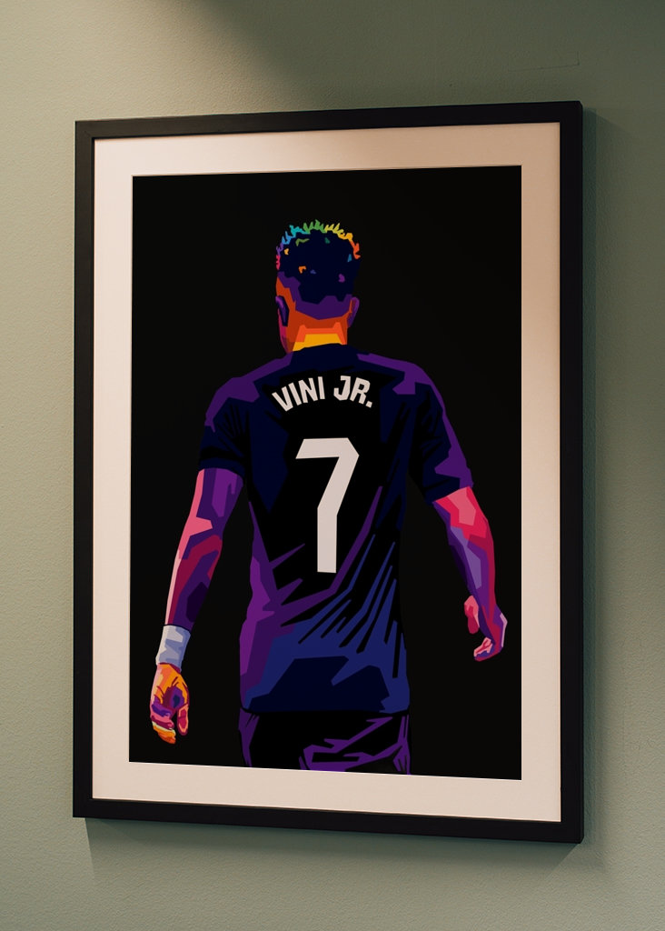Vini Jr. Back Wpap Pop Art