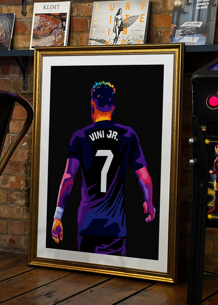 Vini Jr. Back Wpap Pop Art