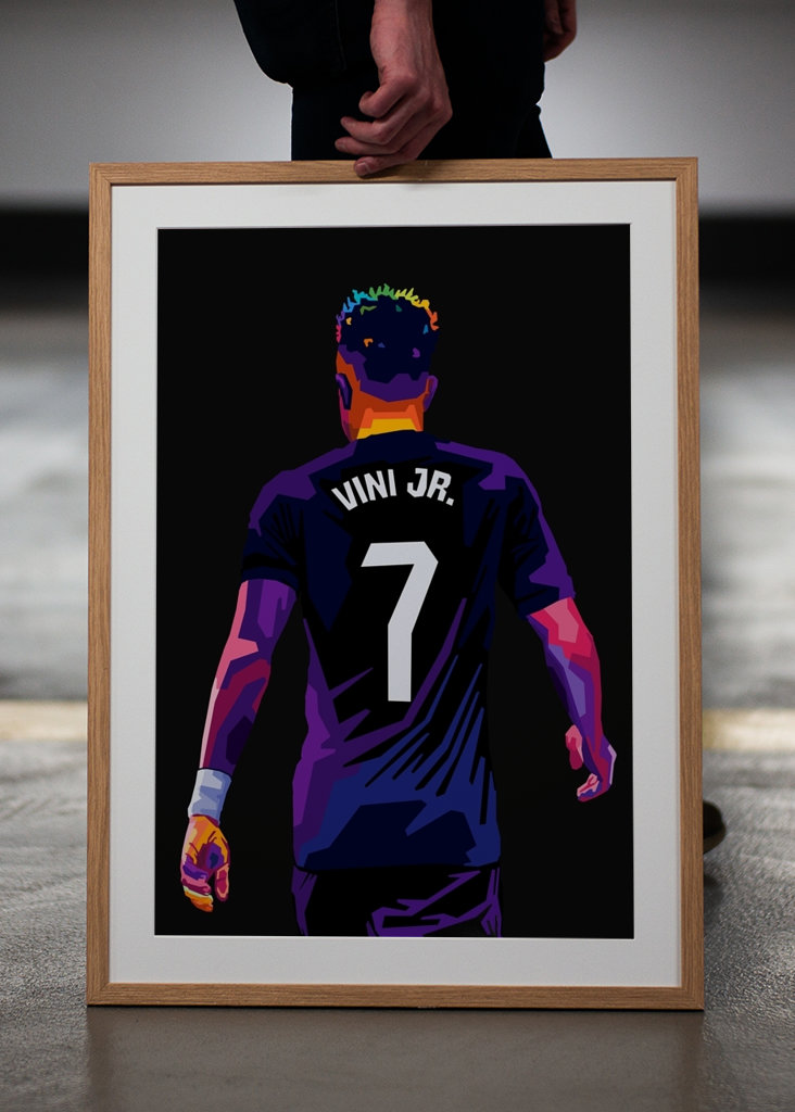 Vini Jr. Back Wpap Pop Art