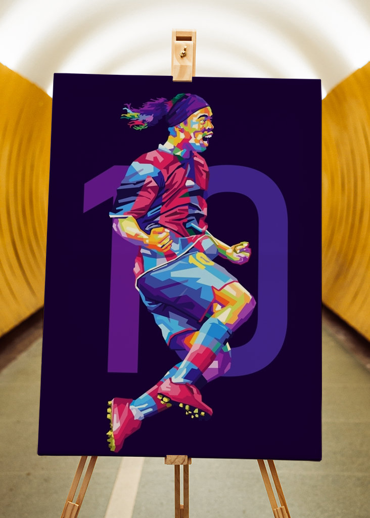 Ronaldinho Legend Wpap Pop Art