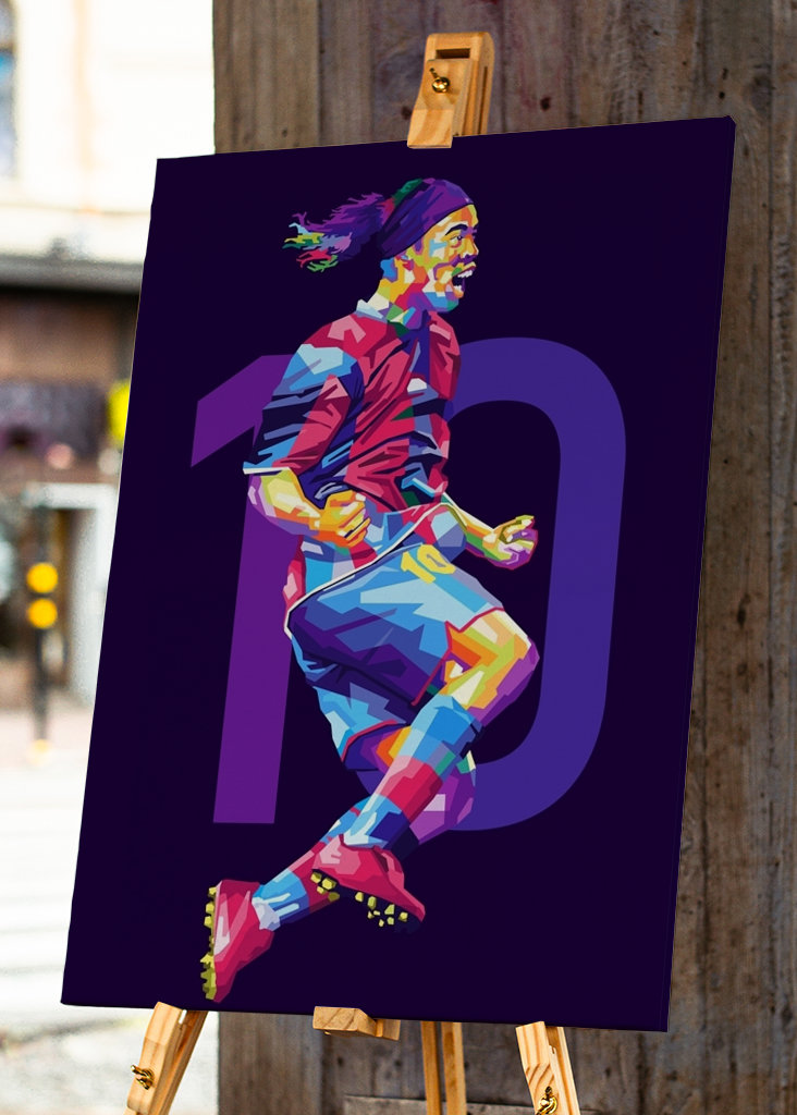 Ronaldinho Legend Wpap Pop Art