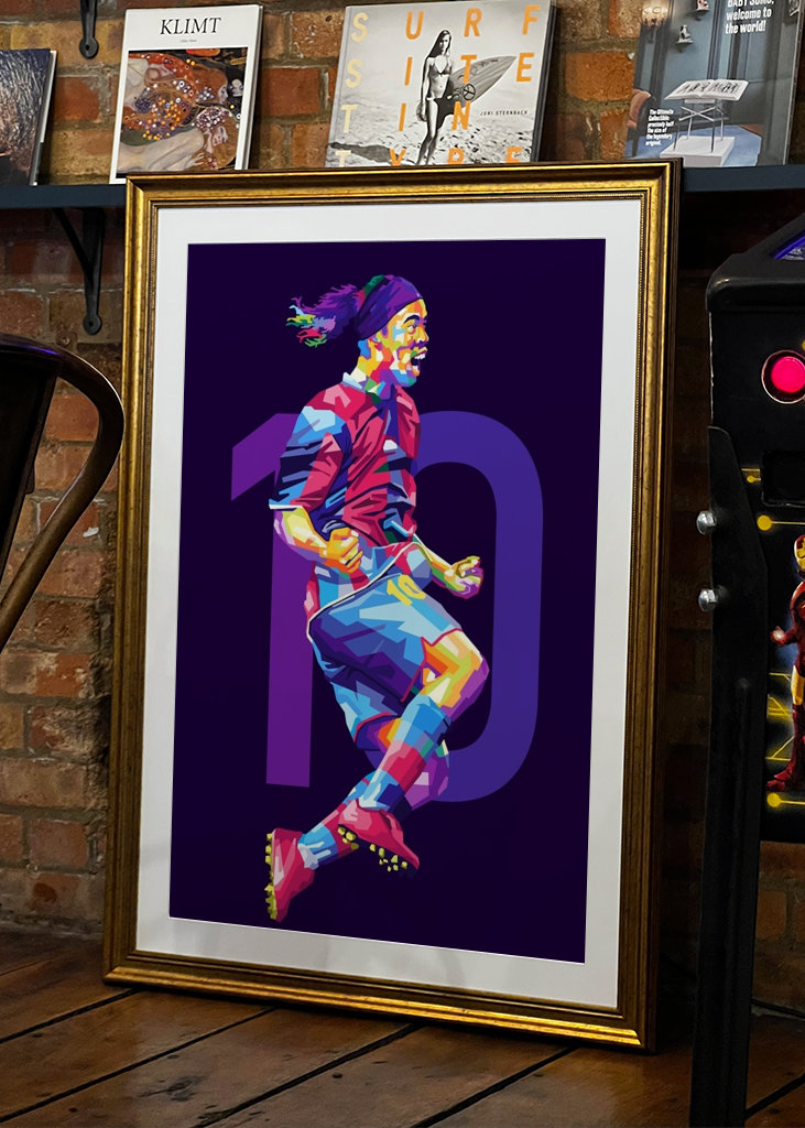 Ronaldinho Legend Wpap Pop Art