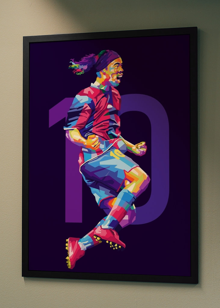 Ronaldinho Legend Wpap Pop Art