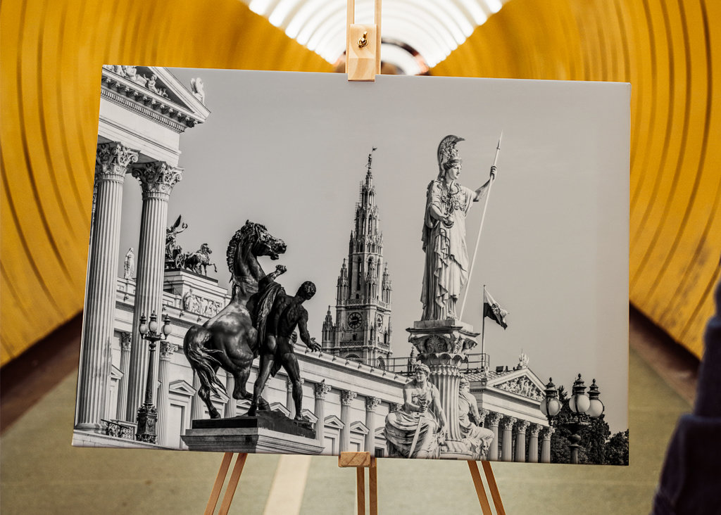 Parliament building in Vienna