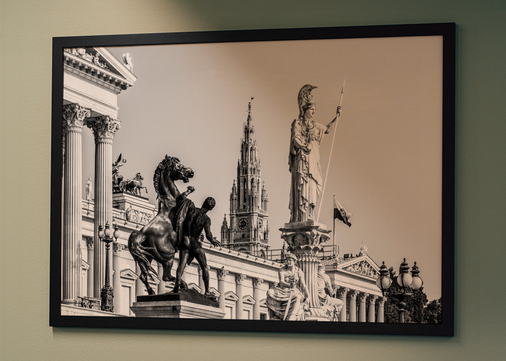 Parliament building in Vienna