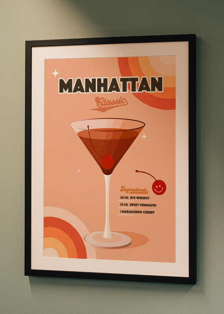 Manhattan klassisk cocktail 