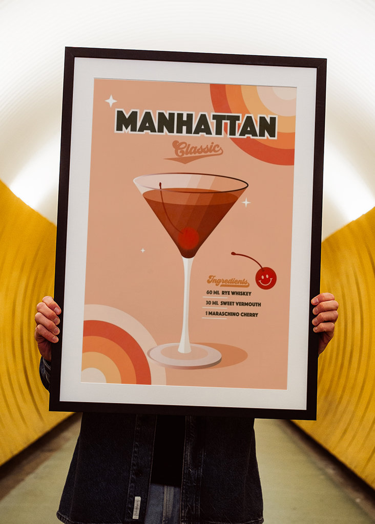 Manhattan klassisk cocktail 