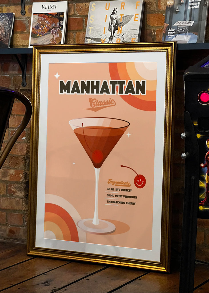 Manhattan klassisk cocktail 
