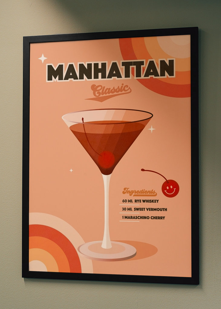 Manhattan klassisk cocktail 