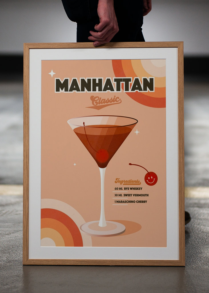 Manhattan klassisk cocktail 