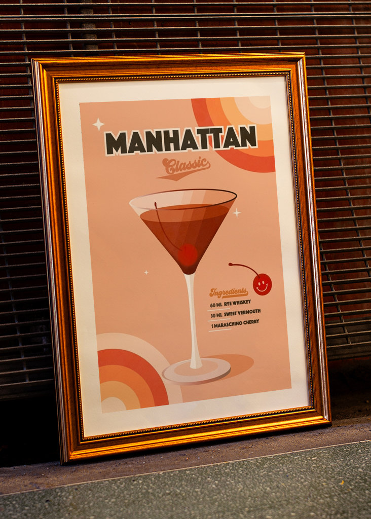 Manhattan klassisk cocktail 