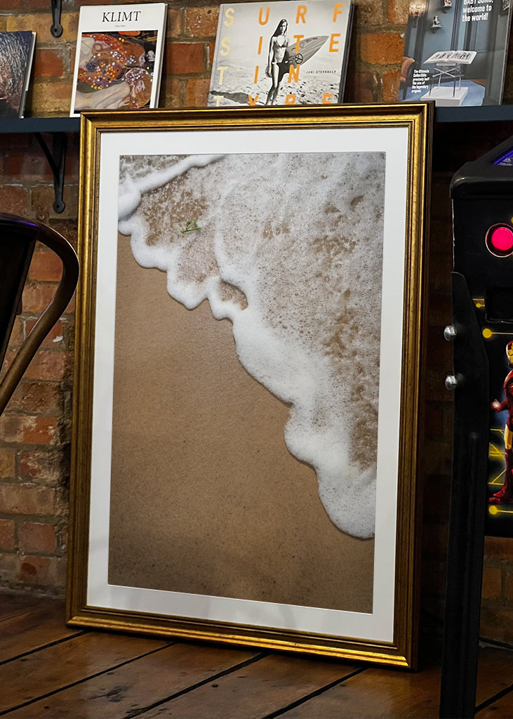 Bølge møder strand