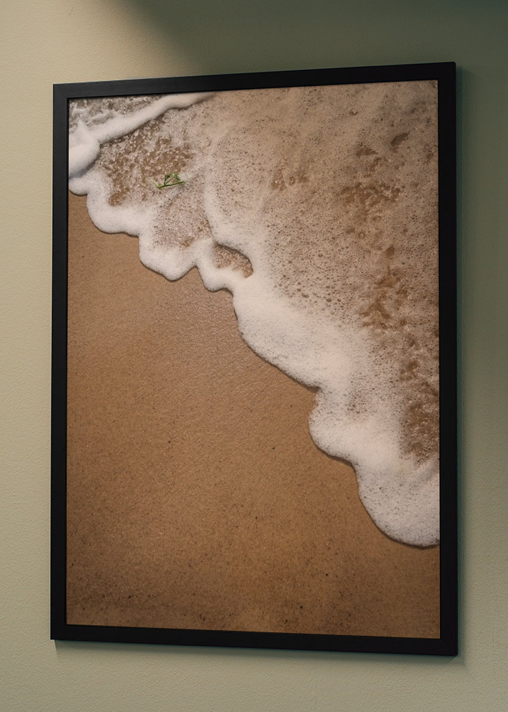 Bølge møder strand