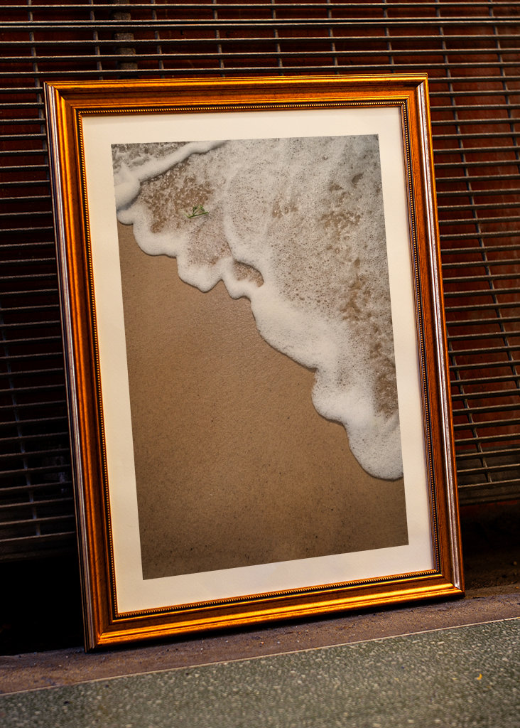 Bølge møder strand