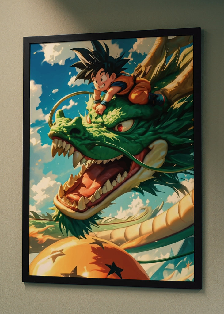 El pequeño hijo Goku y el dragón