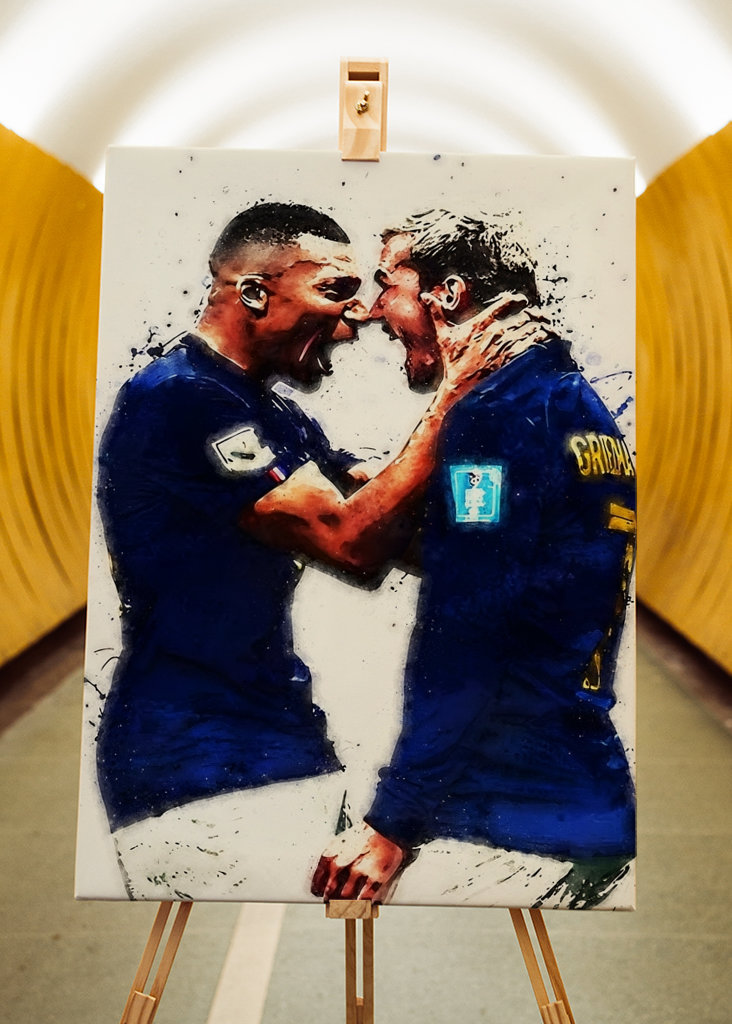  Mbappe og Griezmann Frankrig