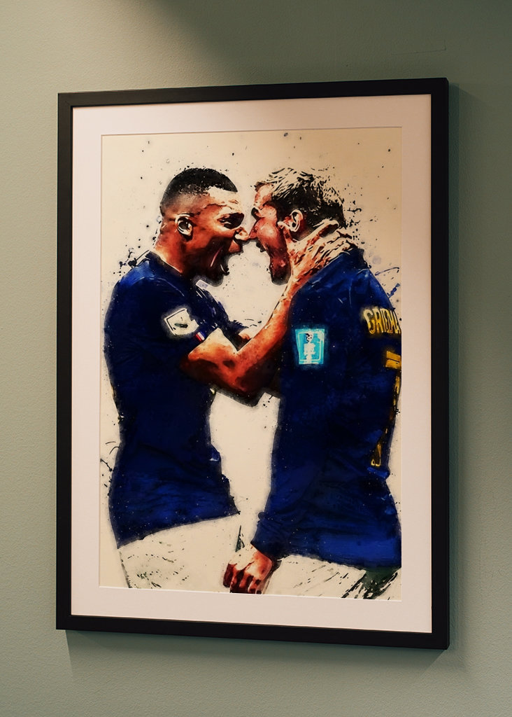  Mbappe og Griezmann Frankrig