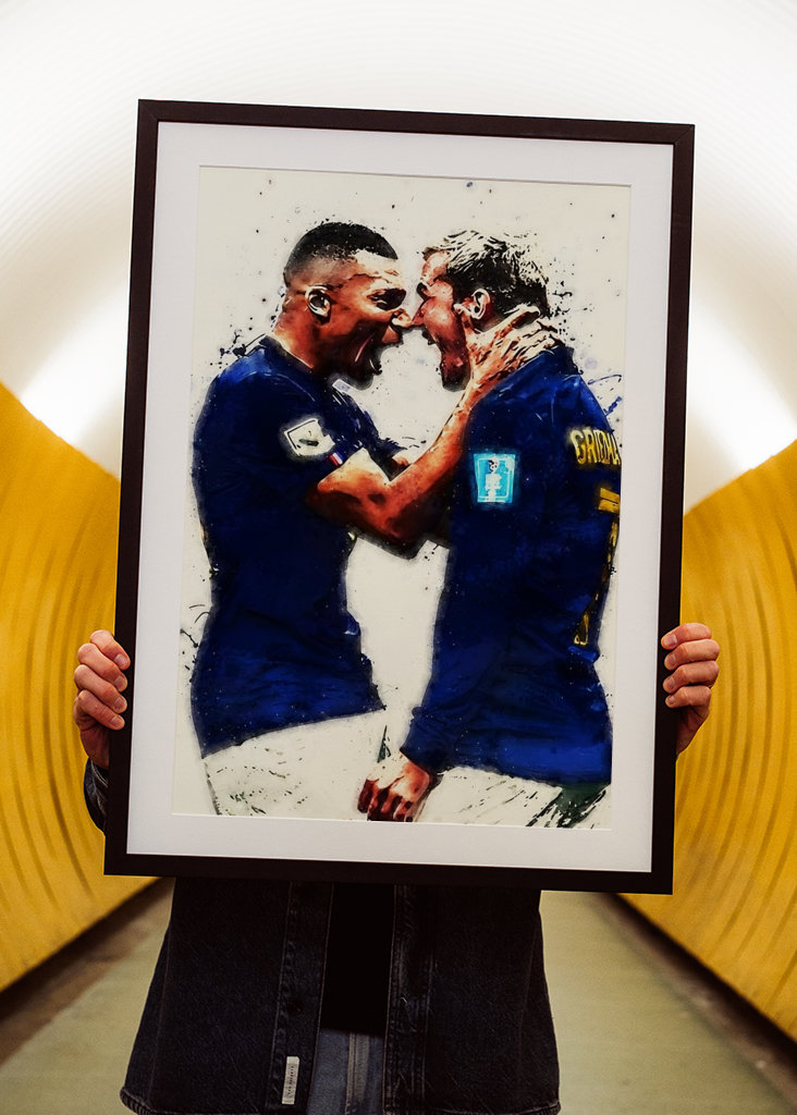  Mbappe og Griezmann Frankrig