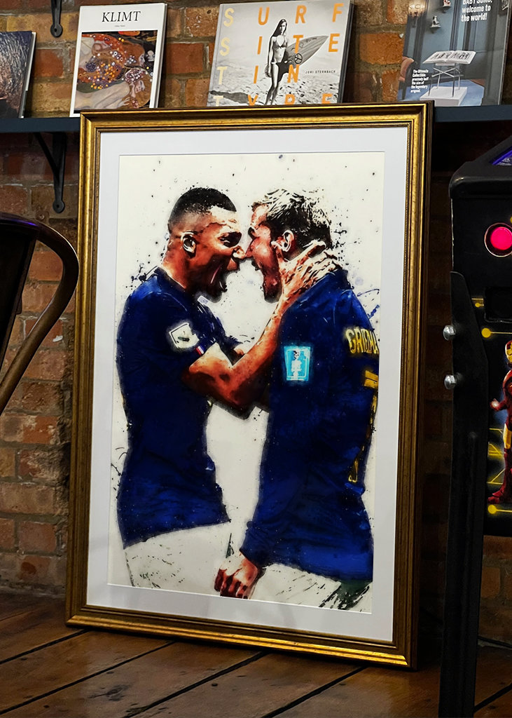  Mbappe og Griezmann Frankrig