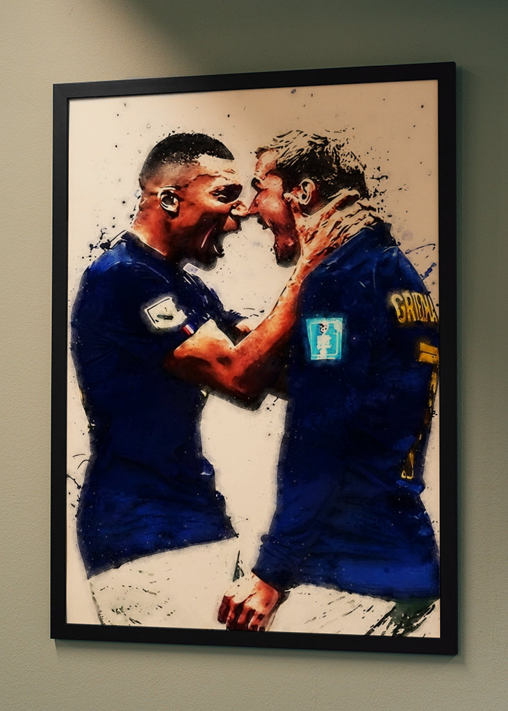  Mbappe og Griezmann Frankrig