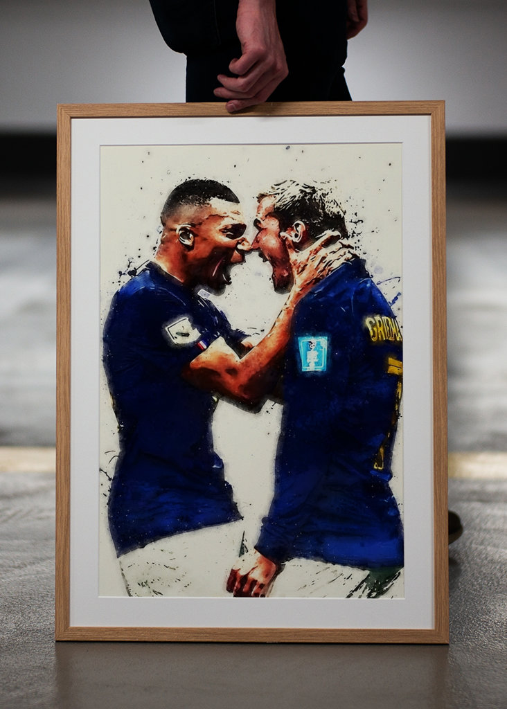  Mbappe og Griezmann Frankrig