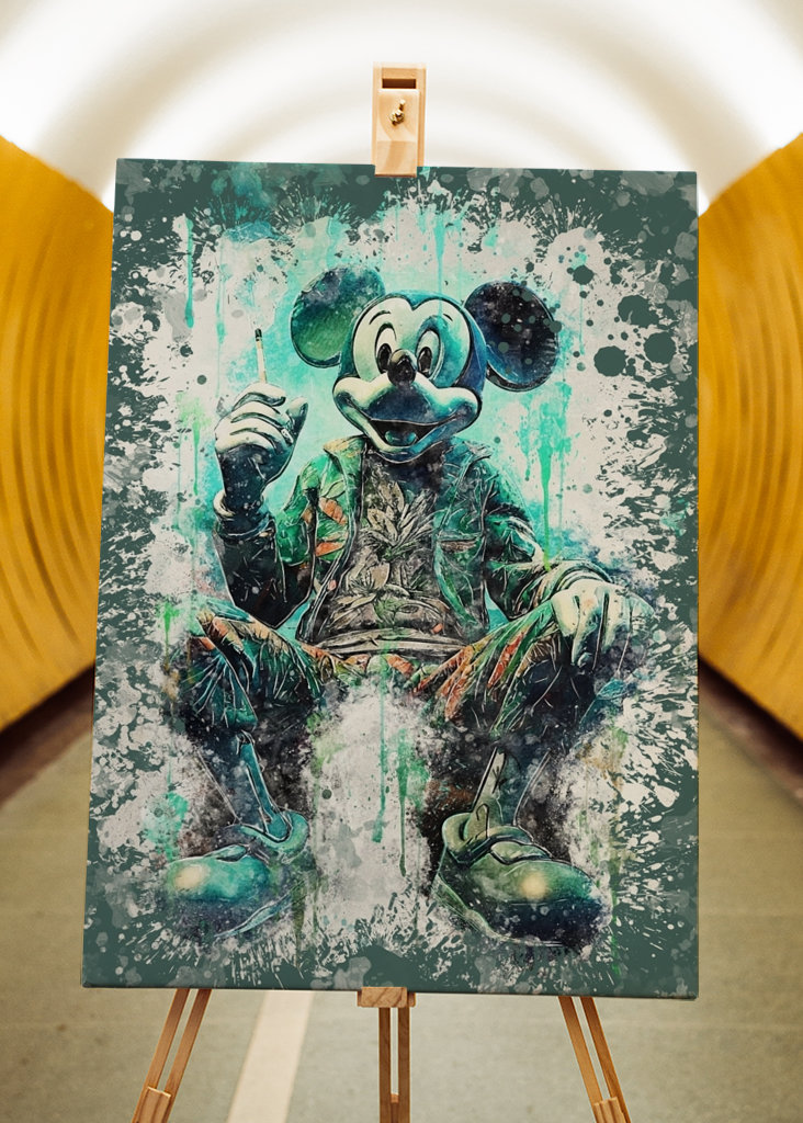 Mickey Mouse kouření