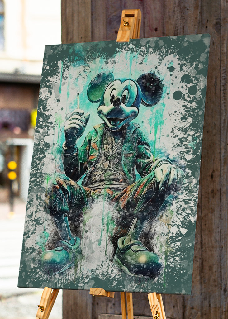 Mickey Mouse kouření