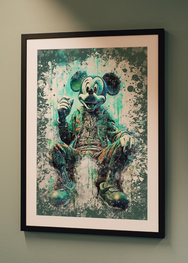 Mickey Mouse kouření