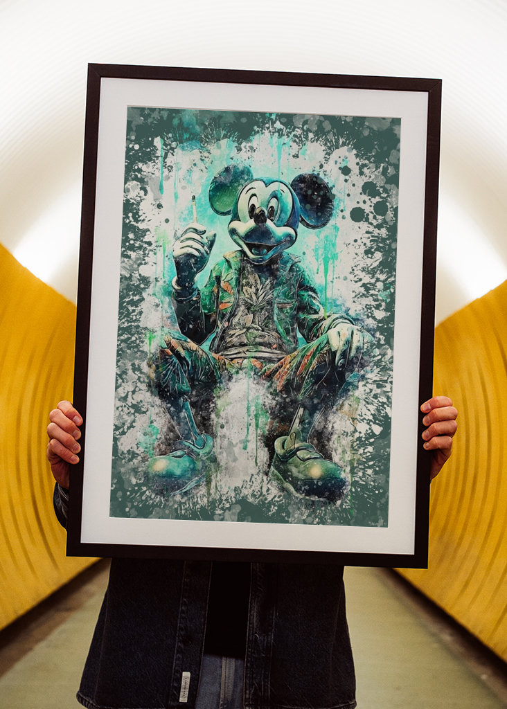 Mickey Mouse kouření