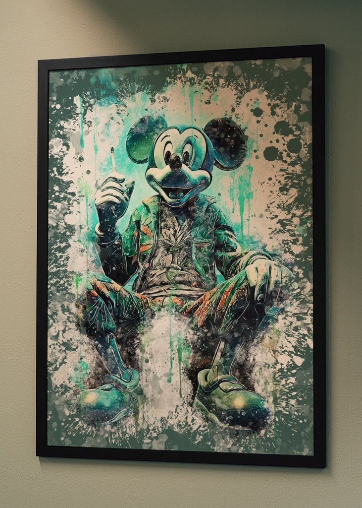 Mickey Mouse kouření