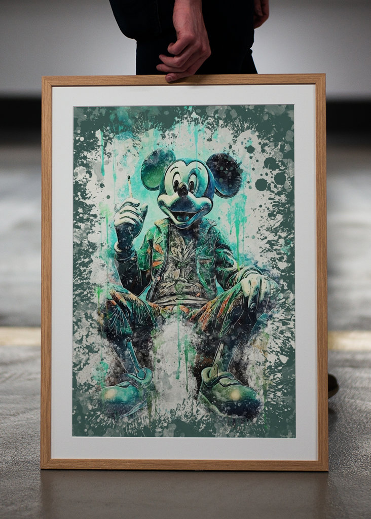 Mickey Mouse kouření