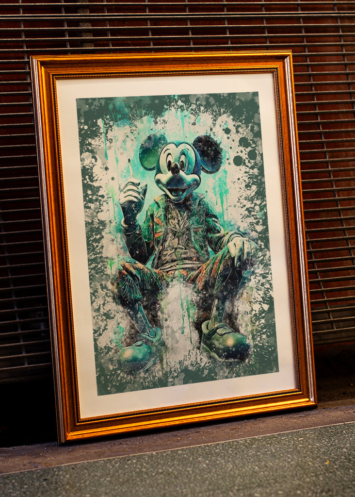 Mickey Mouse kouření