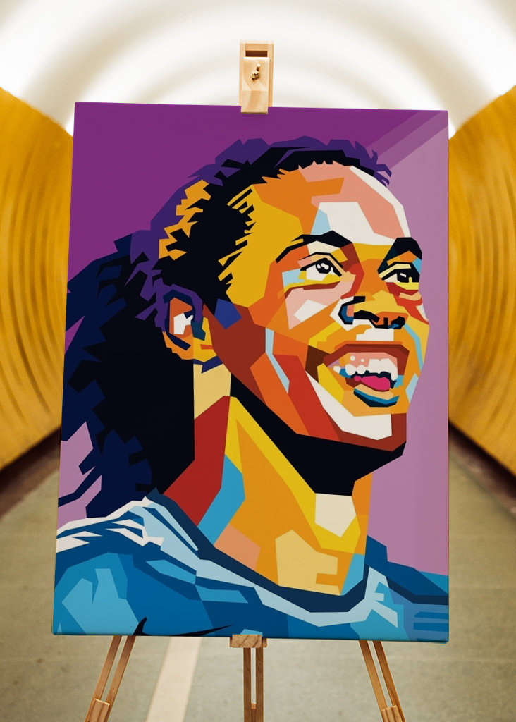 Ronaldinho Wpap Pop Art
