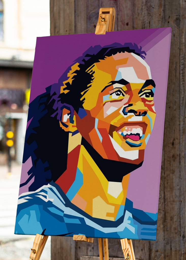 Ronaldinho Wpap Pop Art