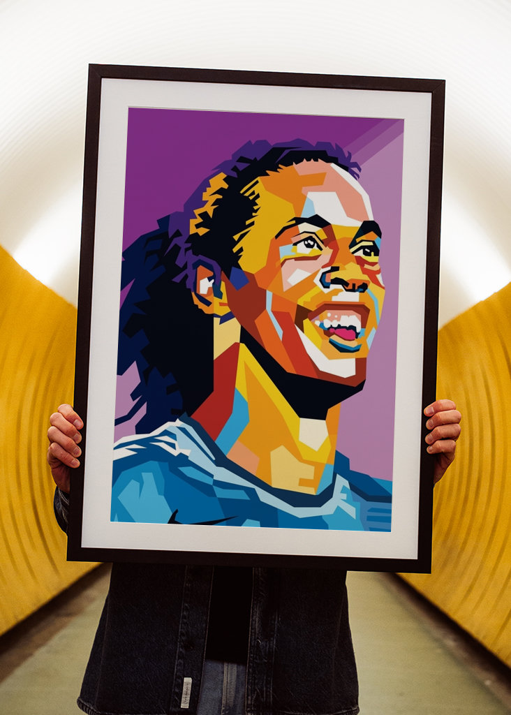 Ronaldinho Wpap Pop Art
