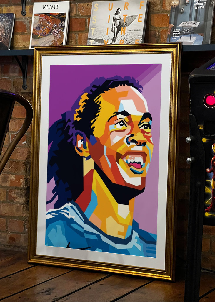 Ronaldinho Wpap Pop Art
