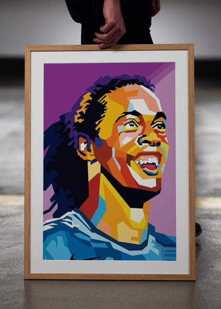 Ronaldinho Wpap Pop Art