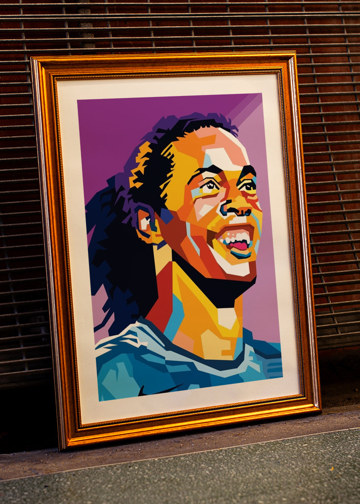 Ronaldinho Wpap Pop Art